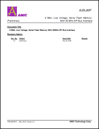 Click here to download A25L05PMF-50 Datasheet
