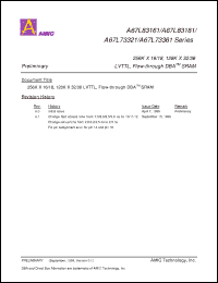 Click here to download A67L83181 Datasheet