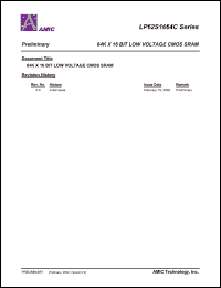 Click here to download LP62S1664C Datasheet