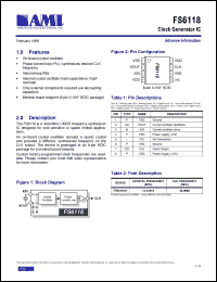 Click here to download FS6118-01 Datasheet