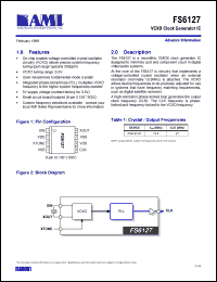 Click here to download FS6127-01 Datasheet