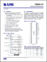 Click here to download FS6261-01 Datasheet