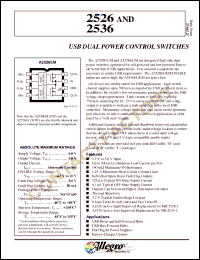 Click here to download A2526 Datasheet