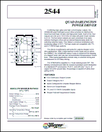 Click here to download UDN2544 Datasheet