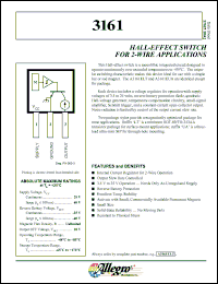 Click here to download A3161 Datasheet
