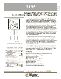 Click here to download A3195LU Datasheet
