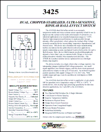 Click here to download A3425 Datasheet