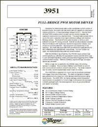 Click here to download A3951 Datasheet