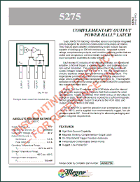Click here to download UGN5275 Datasheet