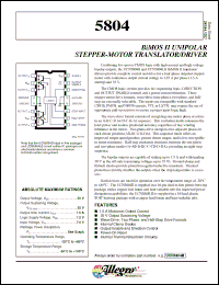 Click here to download UCN5804 Datasheet