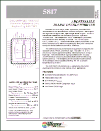 Click here to download A5817 Datasheet