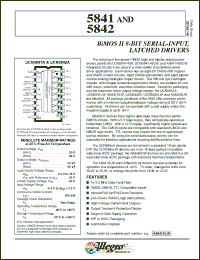 Click here to download UCN5841 Datasheet