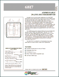 Click here to download A6817 Datasheet