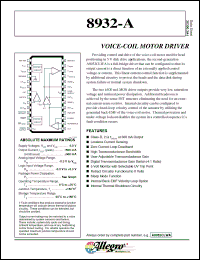 Click here to download A8932 Datasheet