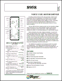 Click here to download A8958 Datasheet