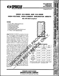 Click here to download ULS-2801 Datasheet