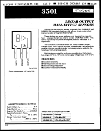 Click here to download UGN3501UA Datasheet