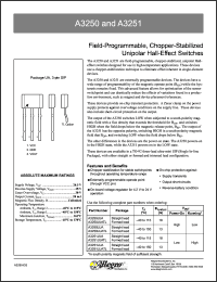 Click here to download A3250LUA Datasheet