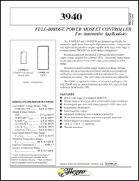 Click here to download A3940KLW Datasheet