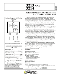Click here to download A3213 Datasheet