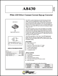 Click here to download A8430EEK-T Datasheet