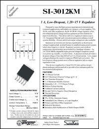 Click here to download SI-3012 Datasheet