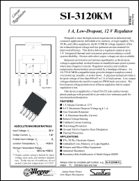 Click here to download SI-3120 Datasheet