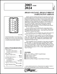 Click here to download 2003 Datasheet