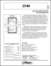 Click here to download 2540 Datasheet