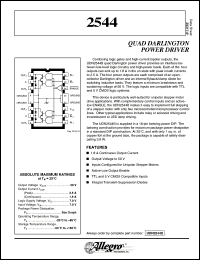 Click here to download UDN2544 Datasheet