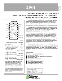 Click here to download 2961 Datasheet