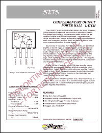 Click here to download 5275 Datasheet