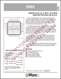 Click here to download 5881 Datasheet