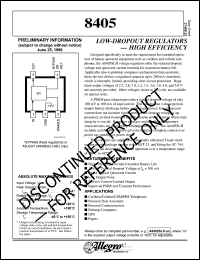 Click here to download A8405SLH Datasheet