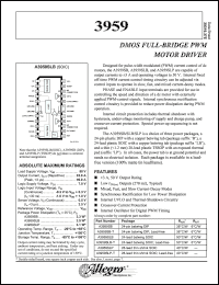 Click here to download A3959SLB Datasheet