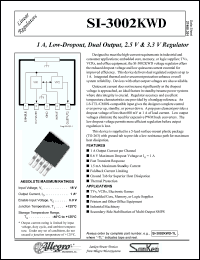 Click here to download SI-3002KWD Datasheet