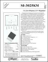 Click here to download SI-3025KM Datasheet