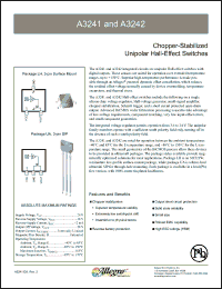 Click here to download A3241EUA Datasheet