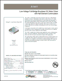 Click here to download A1441SELLT-T Datasheet