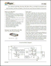 Click here to download A1442EEWLT-P Datasheet
