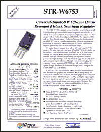 Click here to download STR-W6753 Datasheet
