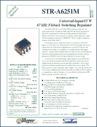 Click here to download STR-A6251M Datasheet