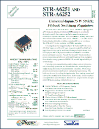 Click here to download STR-A6251 Datasheet