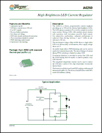 Click here to download A6260 Datasheet