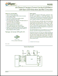 Click here to download A6285EET-T Datasheet