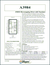 Click here to download A3984SLPTR Datasheet