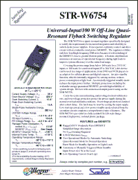 Click here to download STRW6754 Datasheet