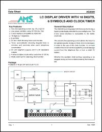 Click here to download AS2590N Datasheet