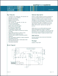 Click here to download AS2522B Datasheet