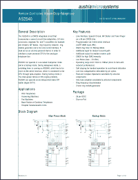 Click here to download AS2540 Datasheet